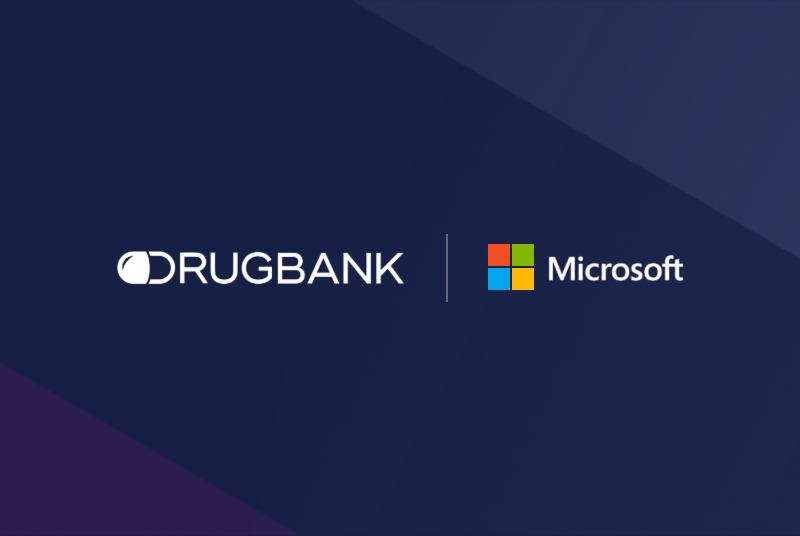 DrugBank and Microsoft logos